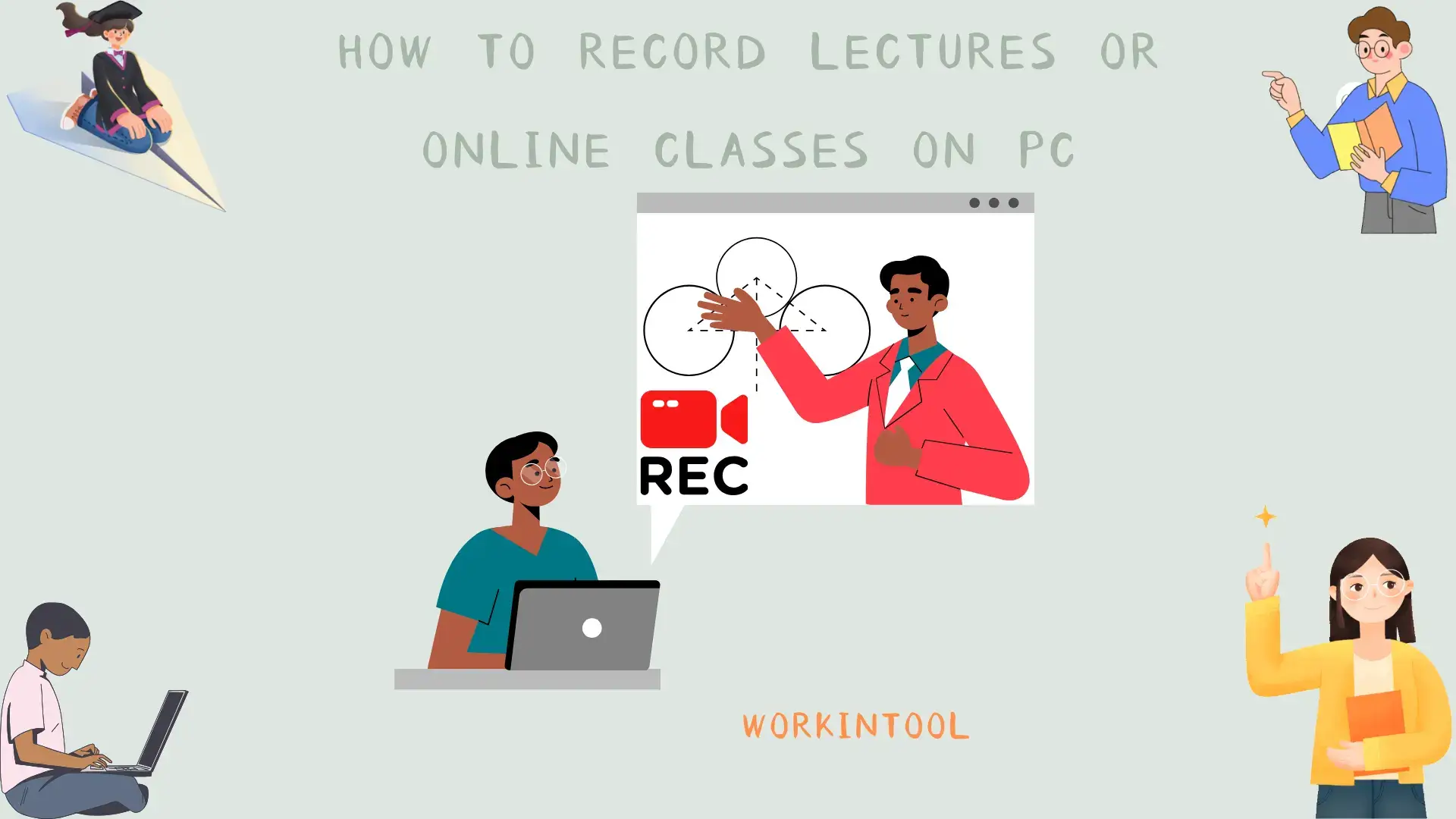 How to Record Lectures (Online Classes) on Laptop | 5 Ways