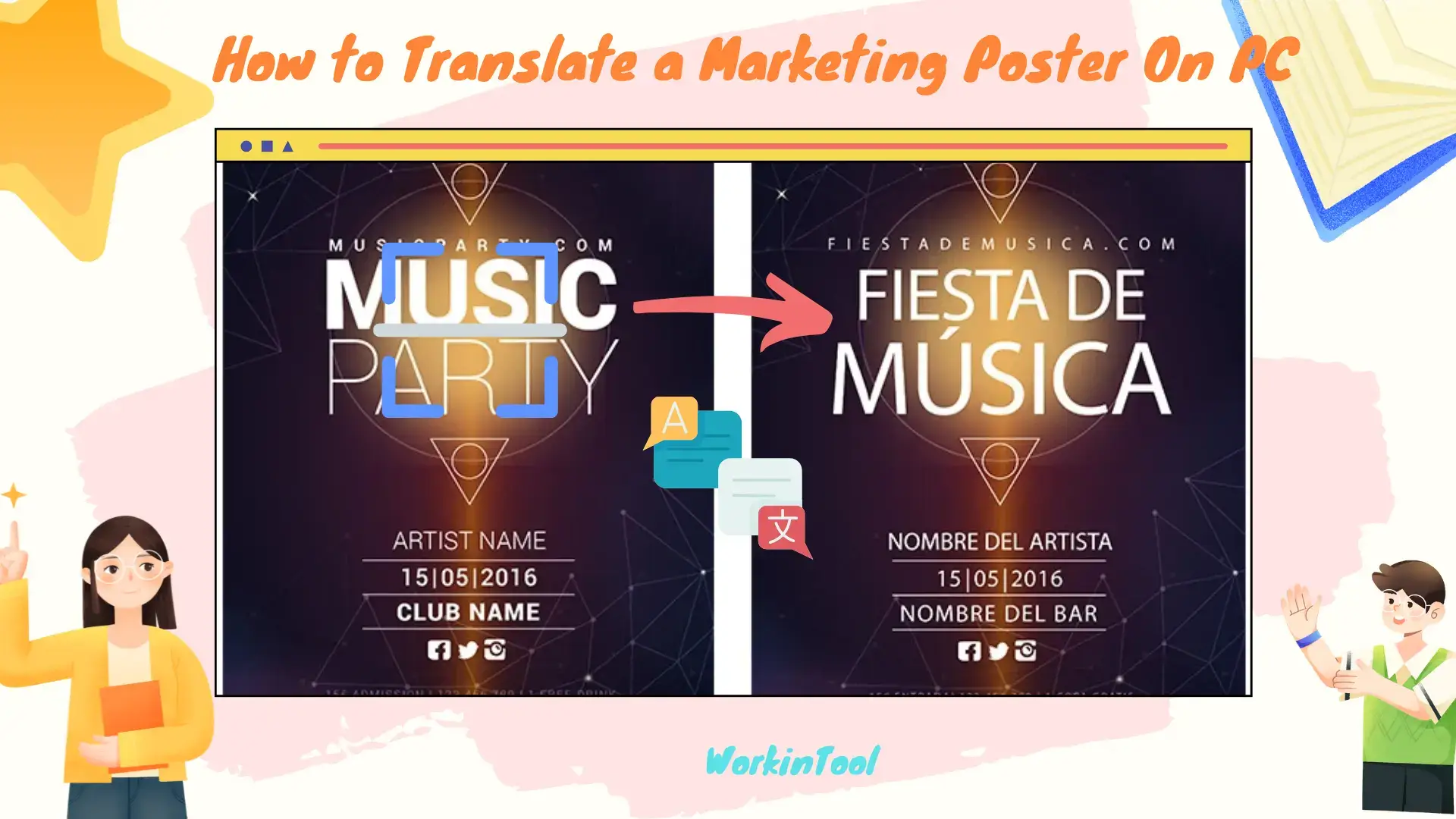 How to Translate a Marketing Poster by Yourself on PC