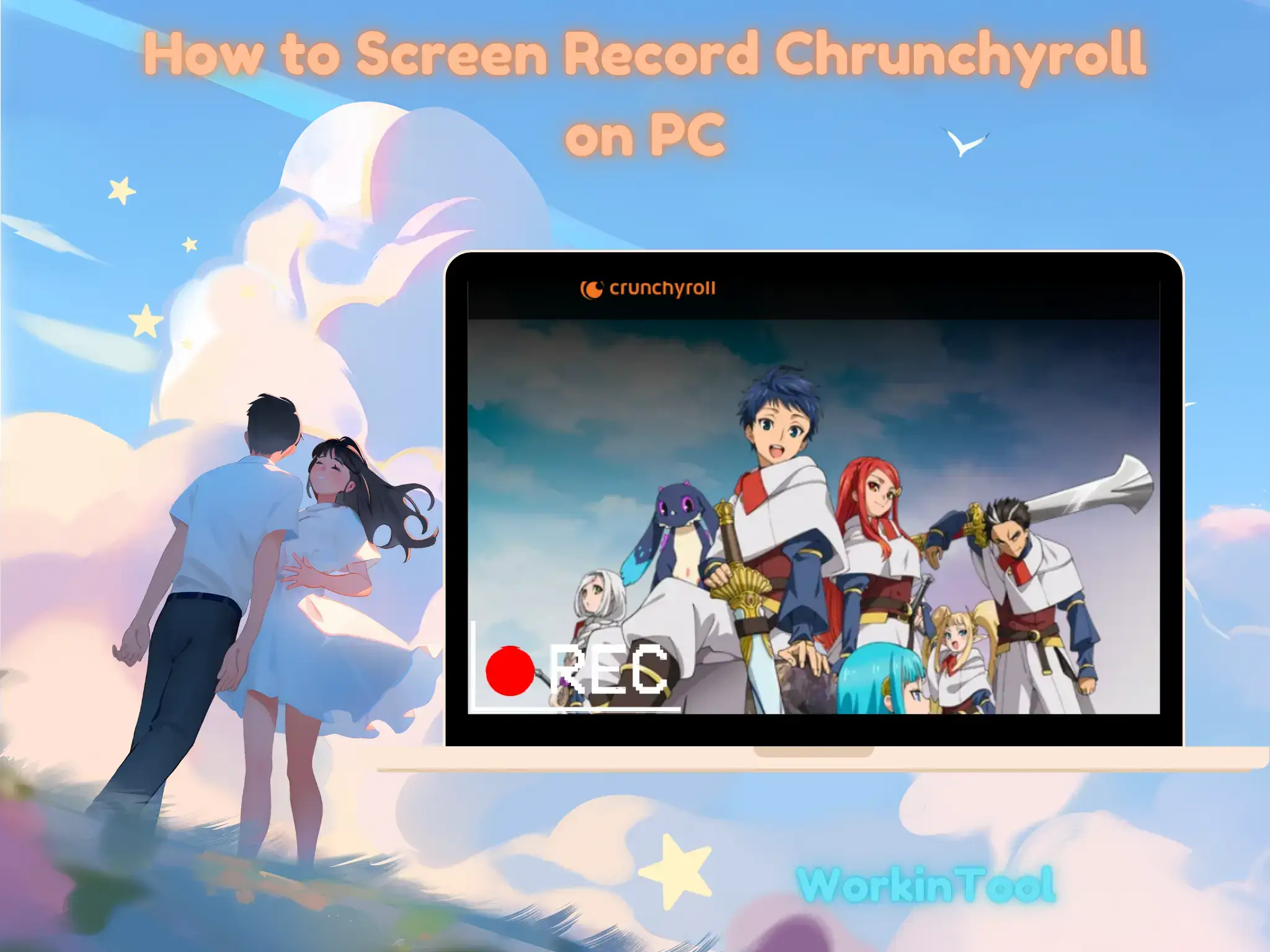 How to Screen Record Crunchyroll on PC | 4 Ways in 2024