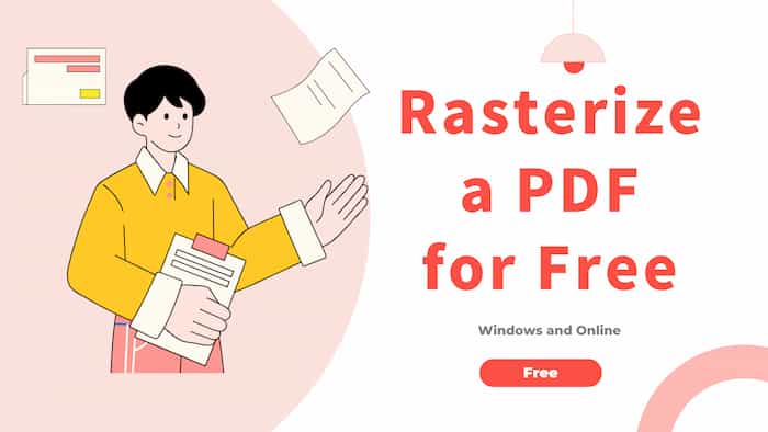 how to rasterize a pdf