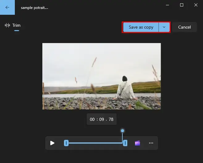 how to change video format in photos on windows 2
