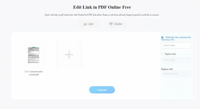 pdf link editor online workintool