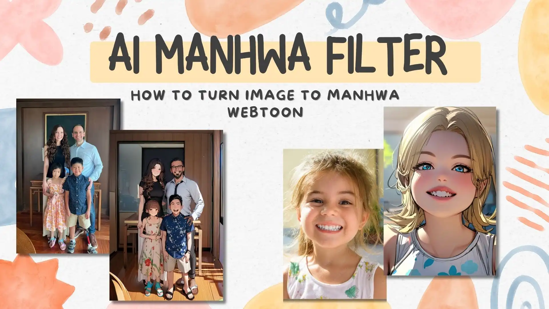 AI Manhwa Filter: How to Turn Image to Manhwa Webtoon