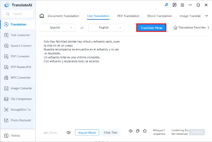 How to Translate Spanish to English on PC 2024 | 3 Solutions - WorkinTool