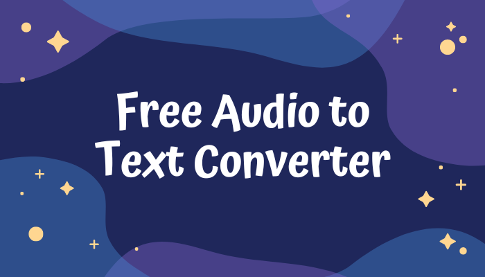 free-audio-to-text-converter