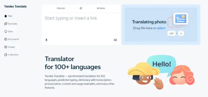 Yandex Translate