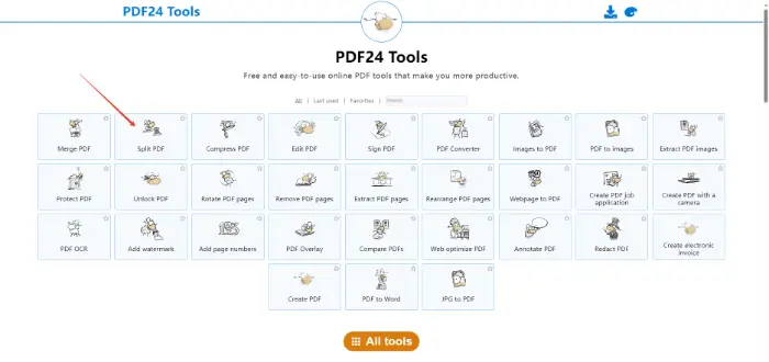 PDF24 Tools (step 1)