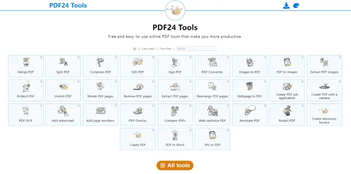 PDF24 Tools