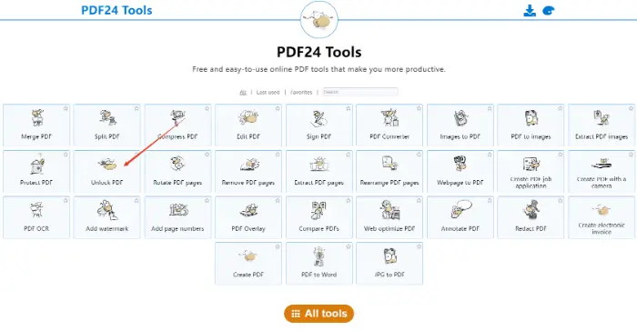 PDF24 Tools (step 1)