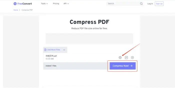FreeConvert (step 3)