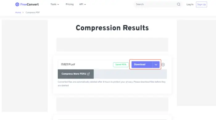 FreeConvert (step 4)