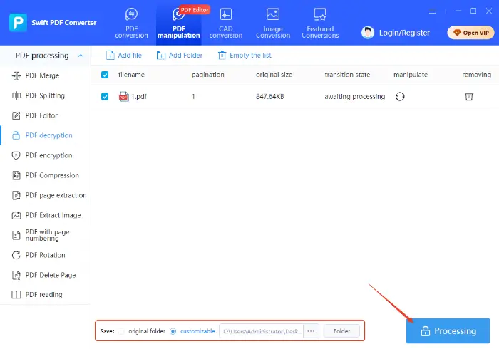 Swift PDF Converter (step 5)