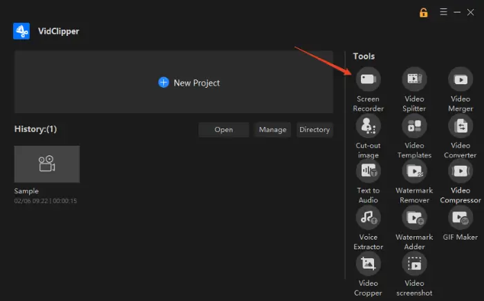 VidClipper (step 1)
