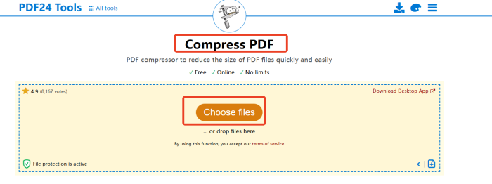 PDF24 Tools step1