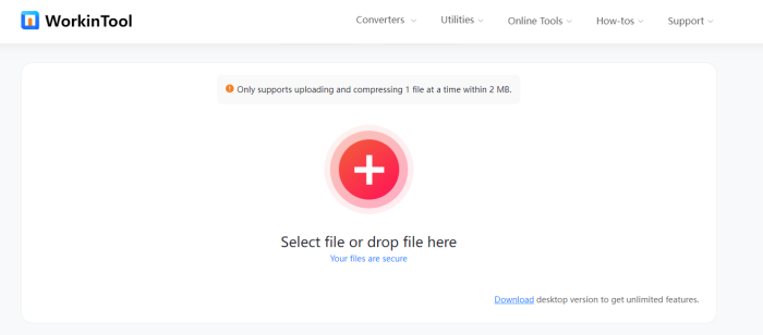 Compress PDF step1