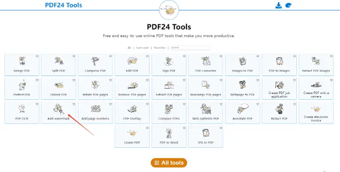 PDF24 Tools (step 1)