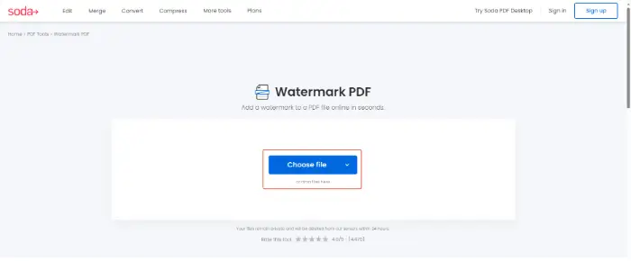 Soda PDF (step 2)