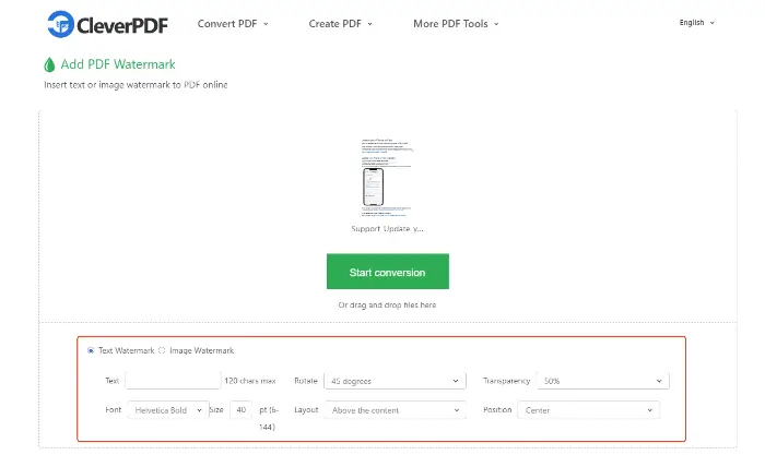CleverPDF (step 2)