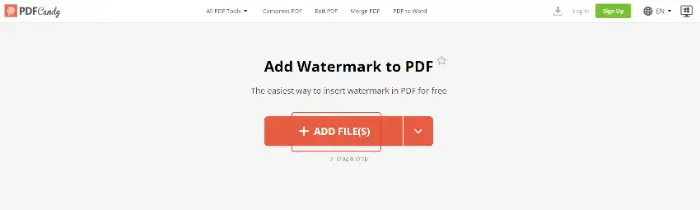 PDF Candy (step 2)