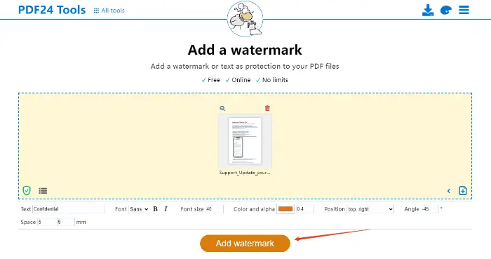 PDF24 Tools (step 3)