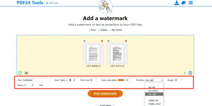 PDF24 Tools step3
