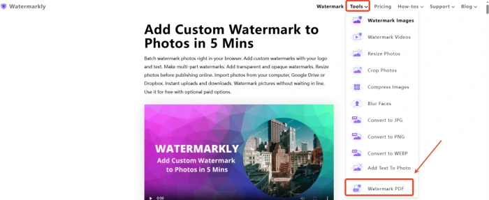 Watermarkly step1
