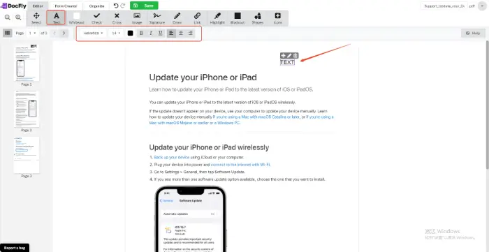 DocFly (step 2)