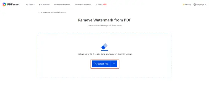 PDFasset (step 2)