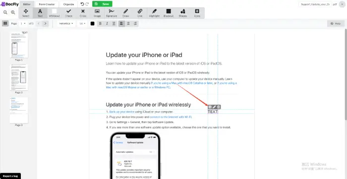 DocFly (step 3)