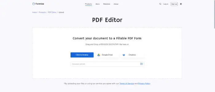 Formize (step 1)