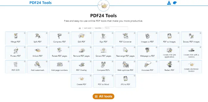 PDF24 Tools
