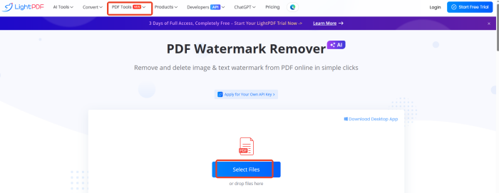 LightPDF Step1
