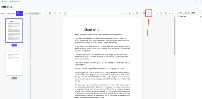 WorkinTool PDF Converter step3