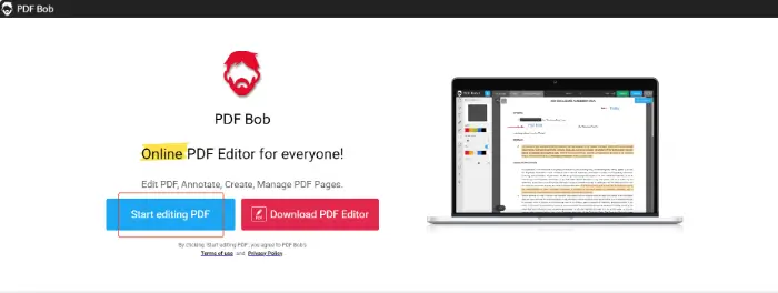 PDF Bob (step 1)